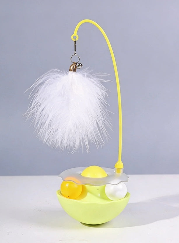 Inverted-stand Pet Toy - Mint Ball With Bell - Self-amusement Toy To Relieve Boredom And Entertain Cats