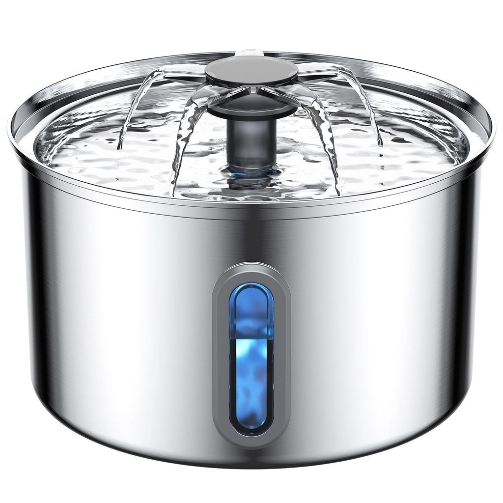 Pet Water Fountain 304 Stainless Steel Cat Water Dispenser