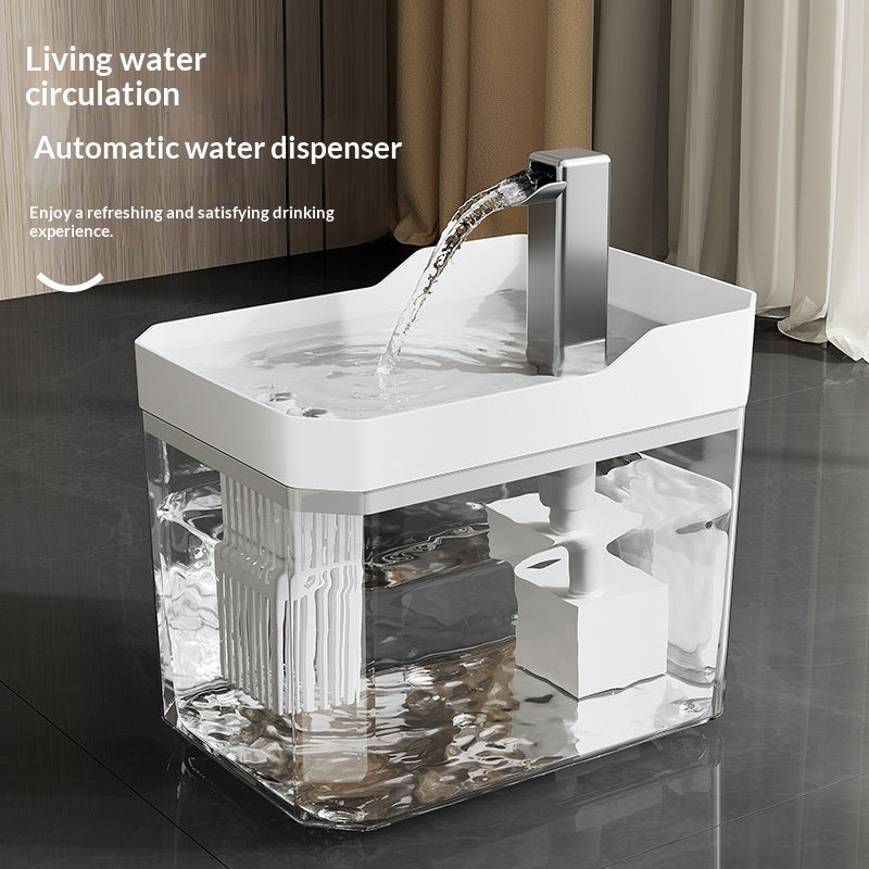 Cat Water Fountain Automatic Filtration And Circulation Feeder