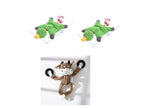 Donkey Plush Dog Toy with Squeaker – Durable Corduroy Chew Toy for Puppies & Dogs (Soft & Interactive)