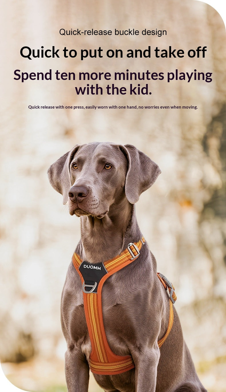 Outdoor Reflective Wear-Resistant Pet Harness