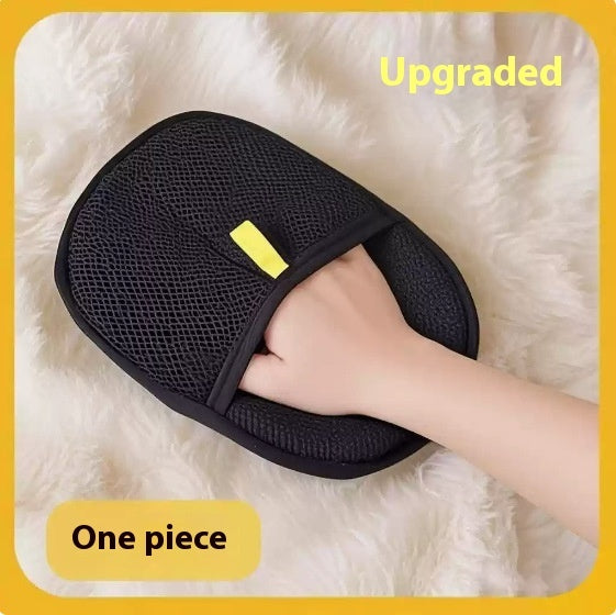 Pet Hair Remover Glove for Dogs and Cats- Black