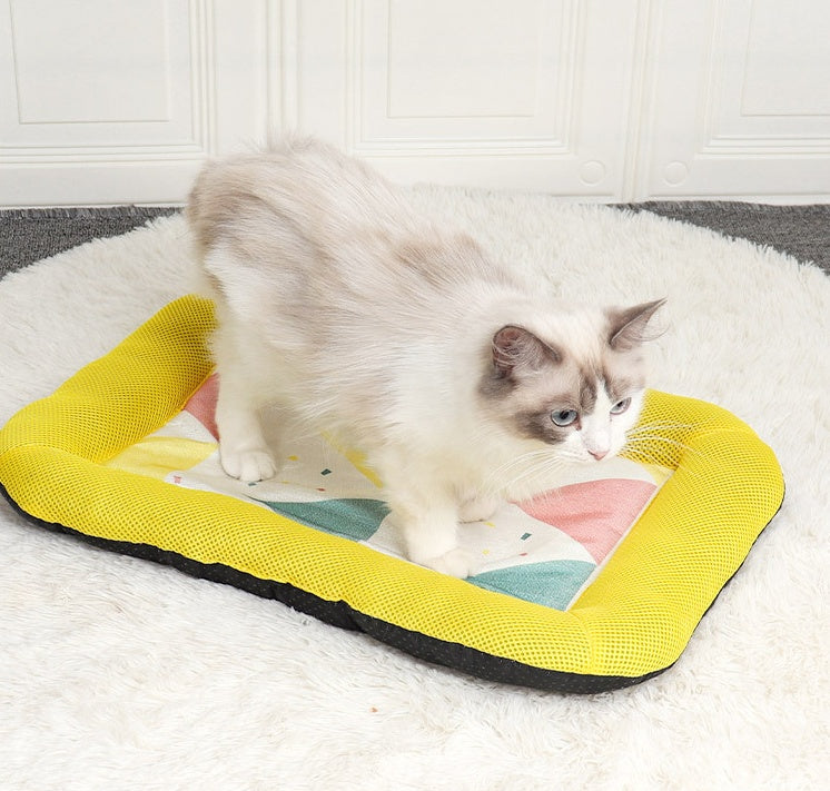 Summer Pet Ice Mat Dog Ice Silk Mat Mat