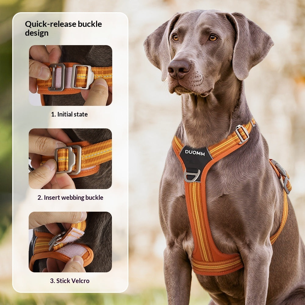 Outdoor Reflective Wear-Resistant Pet Harness