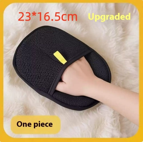 Pet Hair Remover Glove for Dogs and Cats- Black