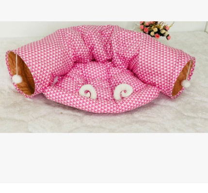 Rolling dragon cat litter cat tunnel cat sleeping bag rest toy pet cat litter pad