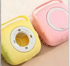 Premium Silicone Dog Bath Brush with Shampoo Dispenser – Round, Square & Heart Shape Pet Grooming Massage Tool