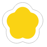 Yellow flower mat / 50X50CM