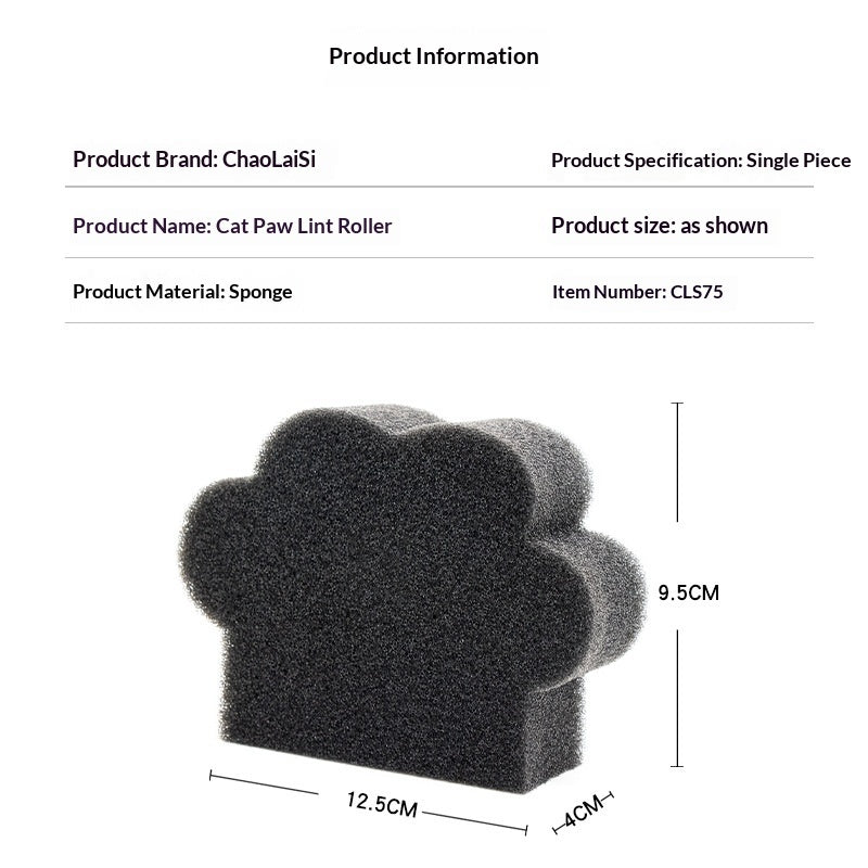 Reusable Electrostatic Pet Hair Remover Sponge