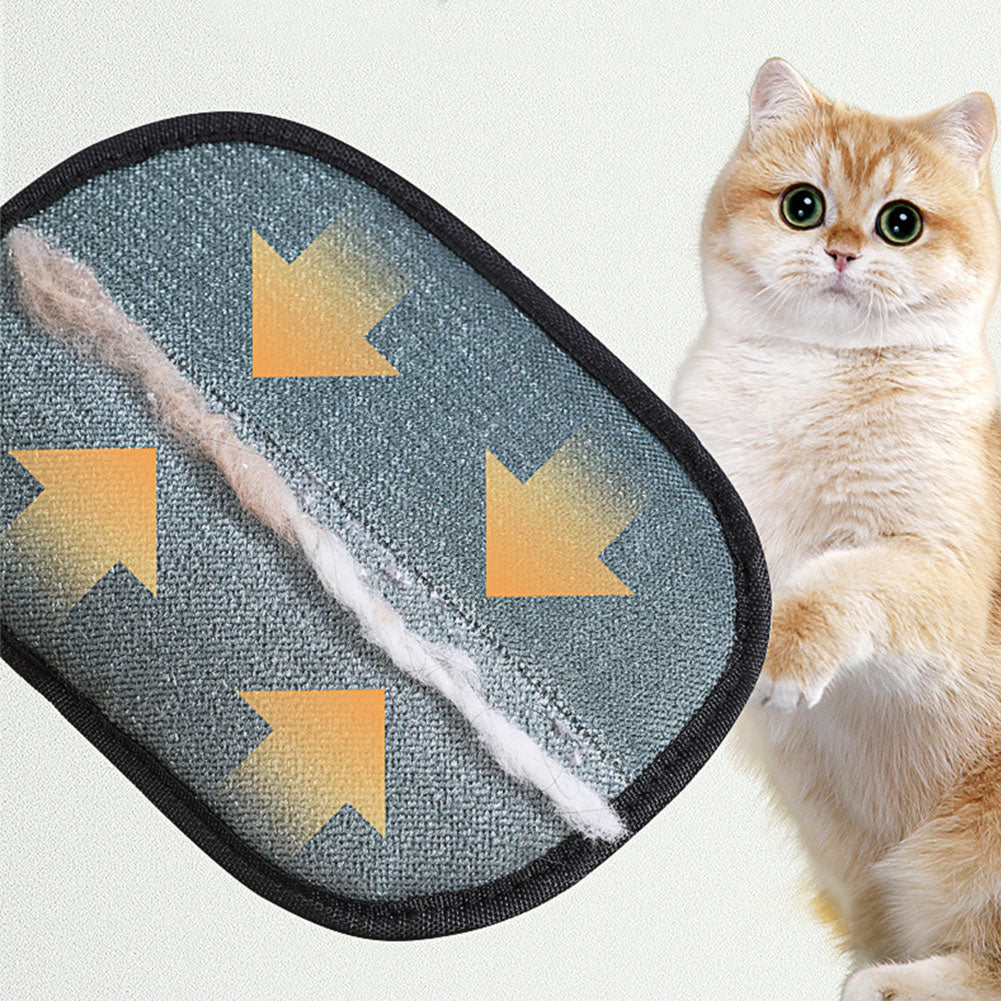 Pet Hair Remover Glove for Dogs and Cats- Black