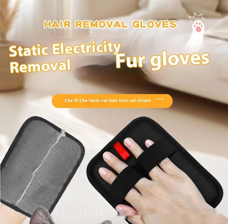 Reusable Pet Hair Remover Glove for Sofa, Clothes & Car Seats