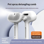 Pet Spray Comb Pin Brush Cat Grooming Comb For Removing Fur And Detangling Knots