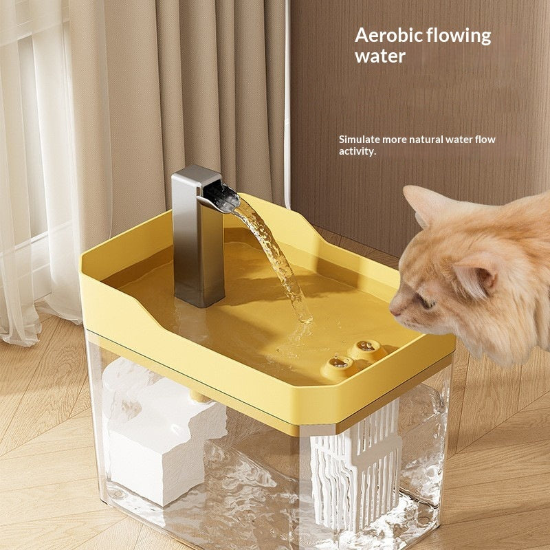 Cat Water Fountain Automatic Filtration And Circulation Feeder