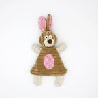 Donkey Plush Dog Toy with Squeaker – Durable Corduroy Chew Toy for Puppies & Dogs (Soft & Interactive)