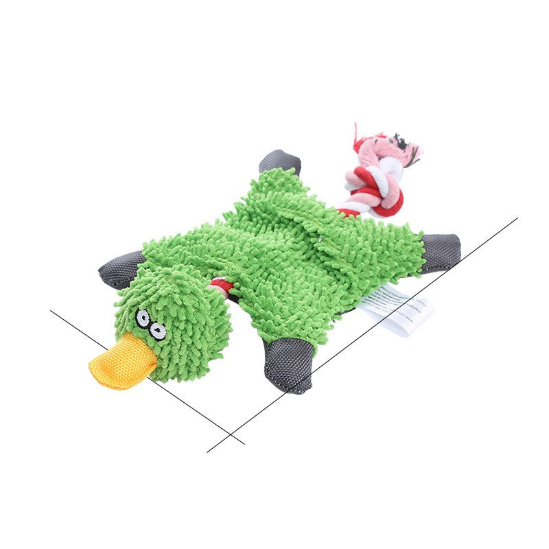 Donkey Plush Dog Toy with Squeaker – Durable Corduroy Chew Toy for Puppies & Dogs (Soft & Interactive)