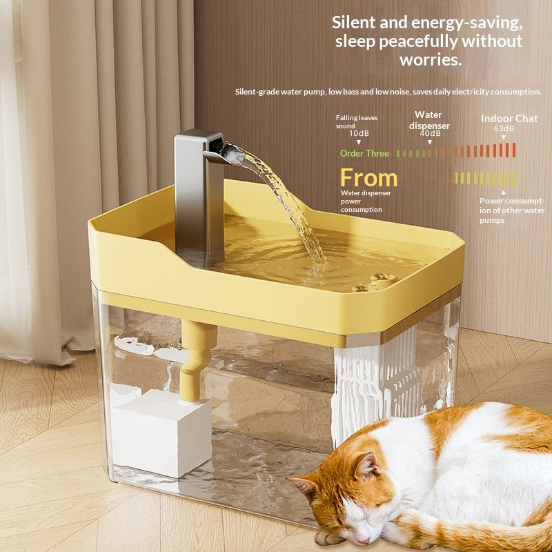 Cat Water Fountain Automatic Filtration And Circulation Feeder