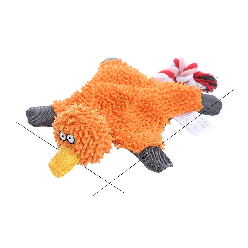 Donkey Plush Dog Toy with Squeaker – Durable Corduroy Chew Toy for Puppies & Dogs (Soft & Interactive)