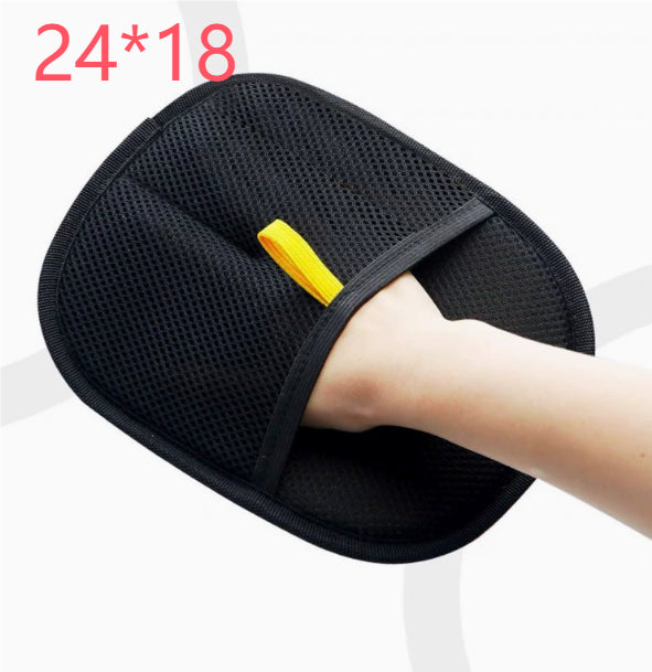 Pet Hair Remover Glove for Dogs and Cats- Black