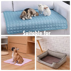 Bowboo Summer Ice Silk Cooling Mat for Dogs & Cats – Breathable, Non-Electric, Extra Large Pet Bed