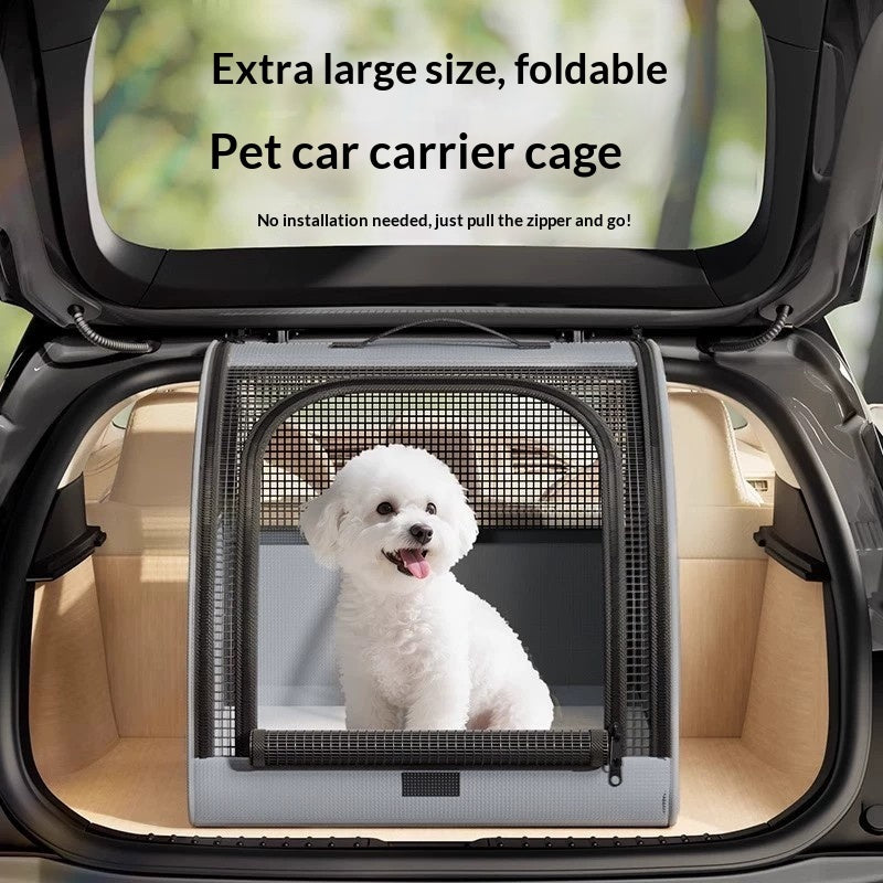 Thickened, Detachable And Washable Pet Car Kennel For Dogs
