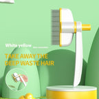 Cat Comb Tie Removal Floating Hair Magic Long Hair Pet Self-Cleaning Row Dog Cat Comb Grooming Supplies Flea Removal Brush Pets Products