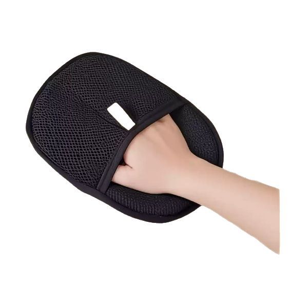 Pet Hair Remover Glove for Dogs and Cats- Black