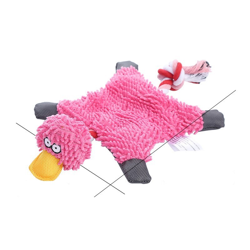 Donkey Plush Dog Toy with Squeaker – Durable Corduroy Chew Toy for Puppies & Dogs (Soft & Interactive)