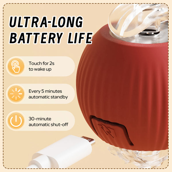 Smart Interactive Cat Toy Ball with Elastic Tail – Automatic Moving & Exercise Toy for Cats & Dogs