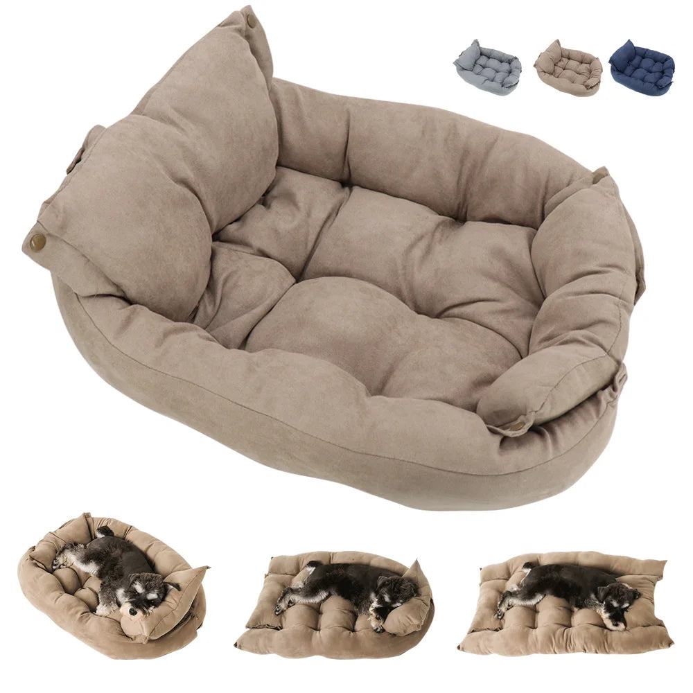 3-in-1 Pet Bed Sofa Mat