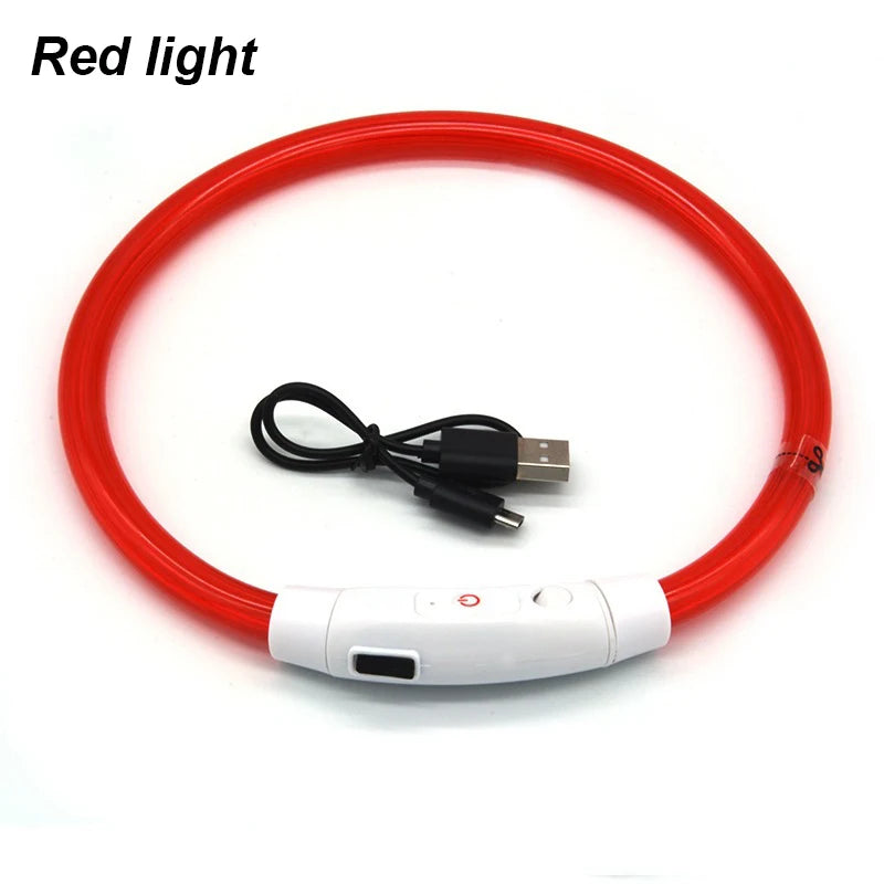 Rechargeable LED Dog Safety Collar