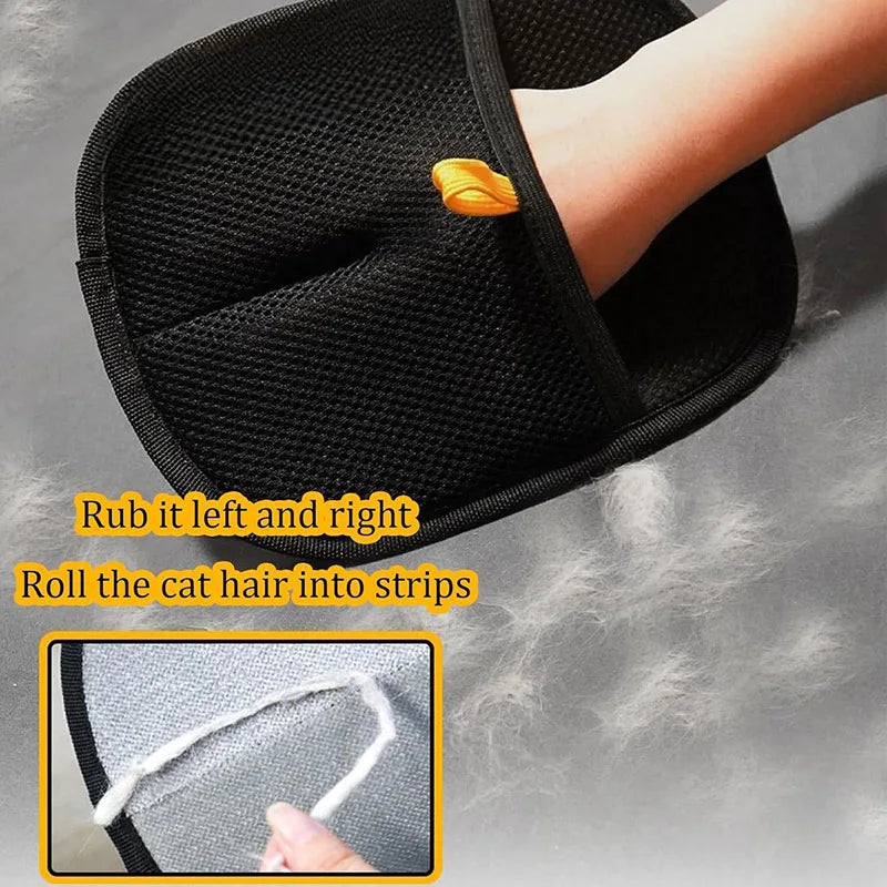 Reusable Pet Hair Removal Gloves