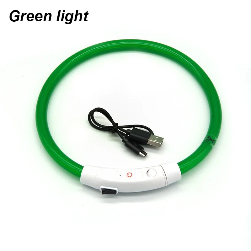 Rechargeable LED Dog Safety Collar