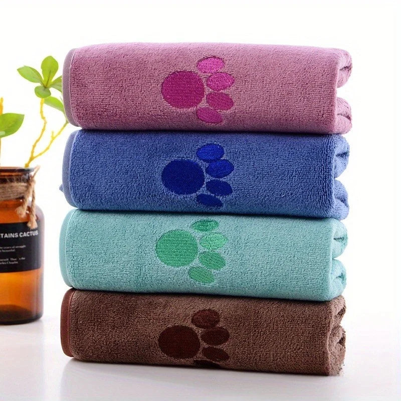 Christmas Dog Bath Towel
