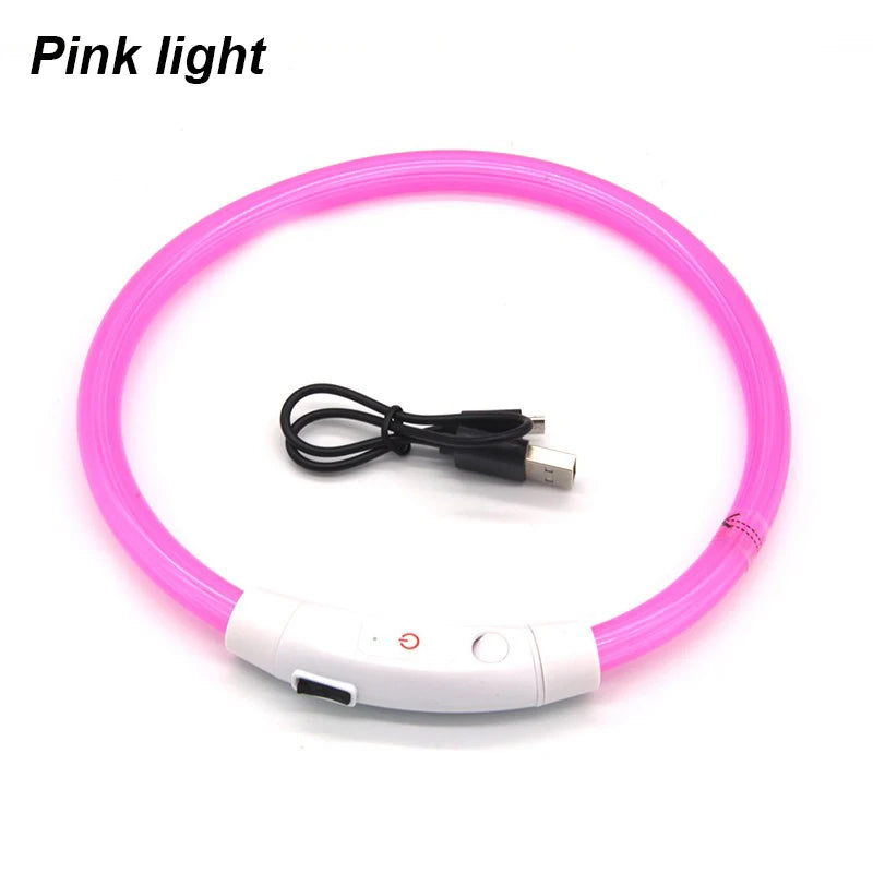 Rechargeable LED Dog Safety Collar