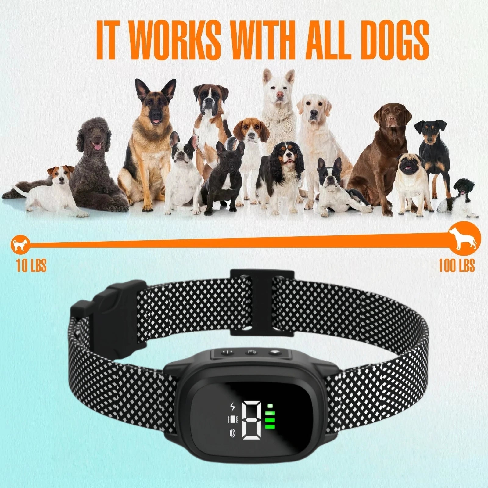 Waterproof Dog Bark Collar