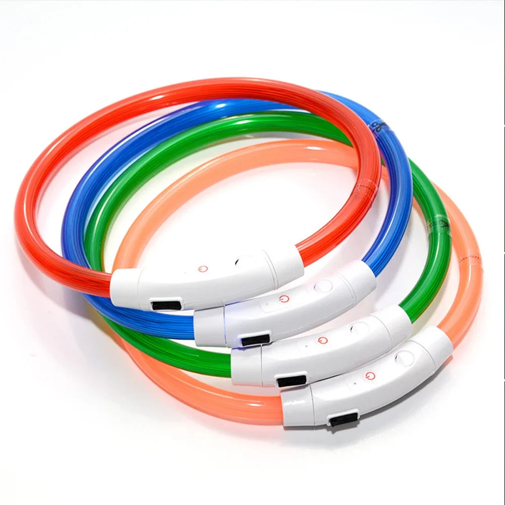 Luminous USB LED Dog Collar