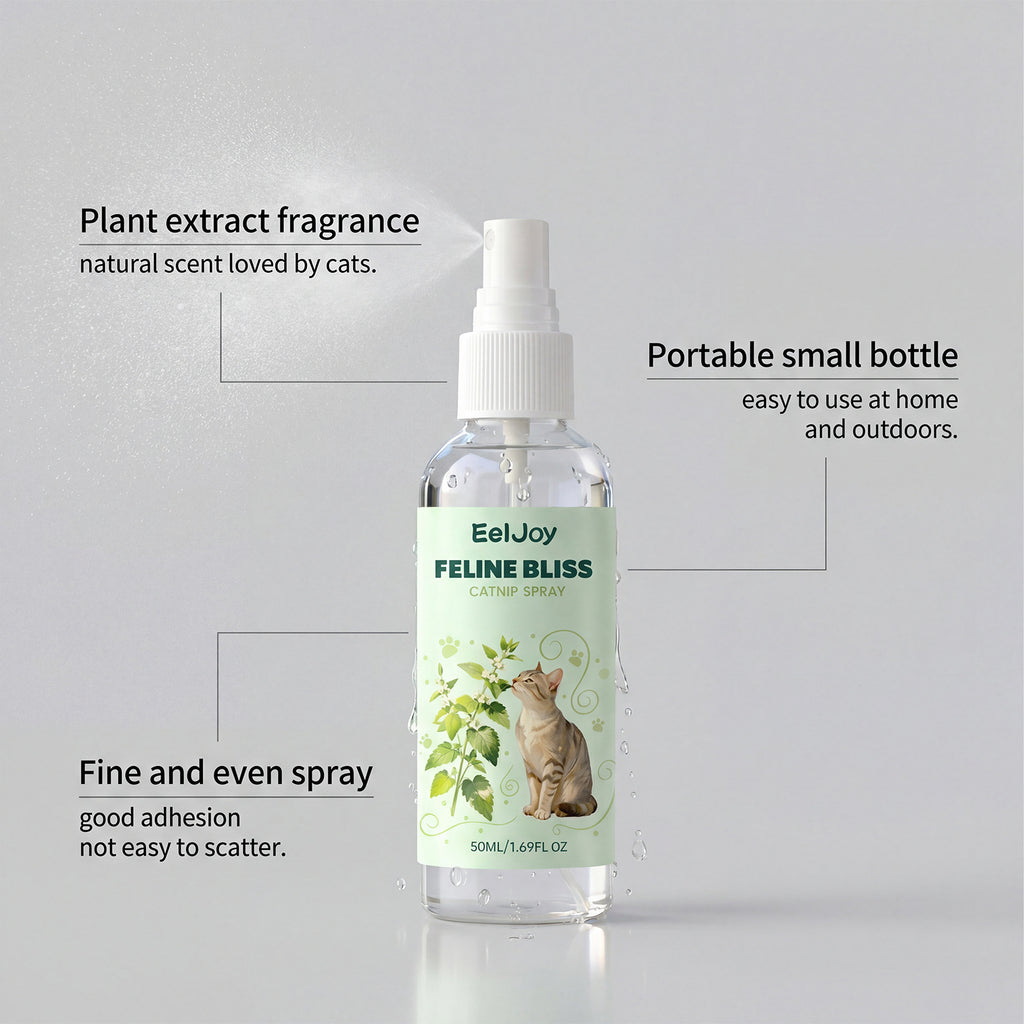 EELJOY Catnip Spray for Cats – Natural Calming & Training Spray | Long-Lasting Cat Attractant for Toys, Scratching Posts & Beds