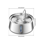 4L Cat Water Fountain For Pet Dog LED Drinking Water Bowl Automatic Dispenser
