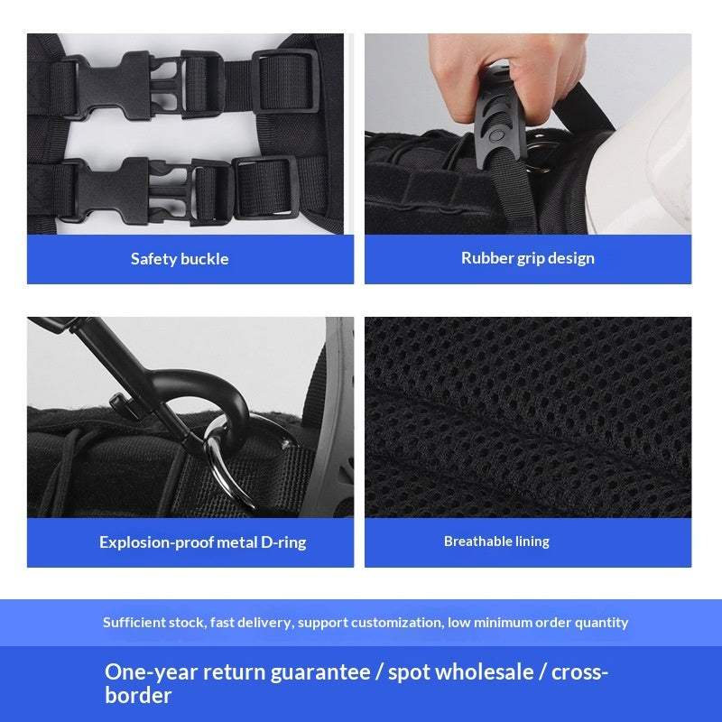 New Tactical Vest For Big Dogs Outdoor Splash-Proof