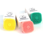 Premium Silicone Dog Bath Brush with Shampoo Dispenser – Round, Square & Heart Shape Pet Grooming Massage Tool