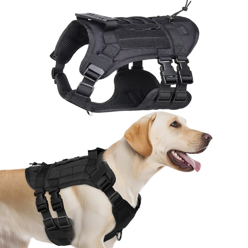 New Tactical Vest For Big Dogs Outdoor Splash-Proof