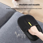 Pet Hair Remover Glove for Dogs and Cats- Black