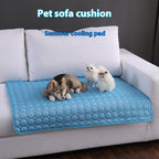 Bowboo Summer Ice Silk Cooling Mat for Dogs & Cats – Breathable, Non-Electric, Extra Large Pet Bed