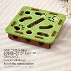 Interactive Cat Puzzle Maze | Felt Hunting Box with Bell Balls