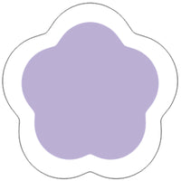Purple flower mat / 50X50CM