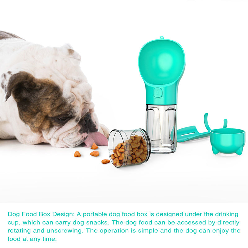 3-in-1 Portable Pet Water Bottle (300ml Set)