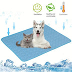 Bowboo Summer Ice Silk Cooling Mat for Dogs & Cats – Breathable, Non-Electric, Extra Large Pet Bed