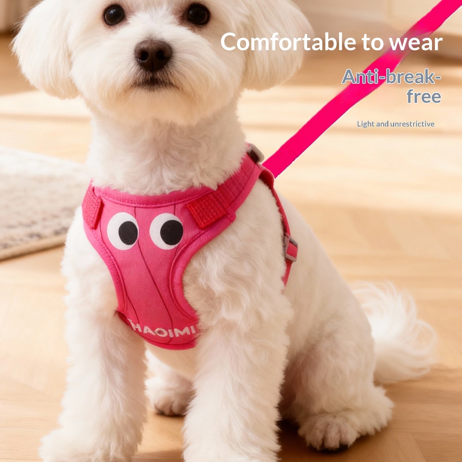 Dog Leash Vest Small Bear