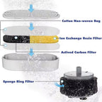 4L Cat Water Fountain For Pet Dog LED Drinking Water Bowl Automatic Dispenser